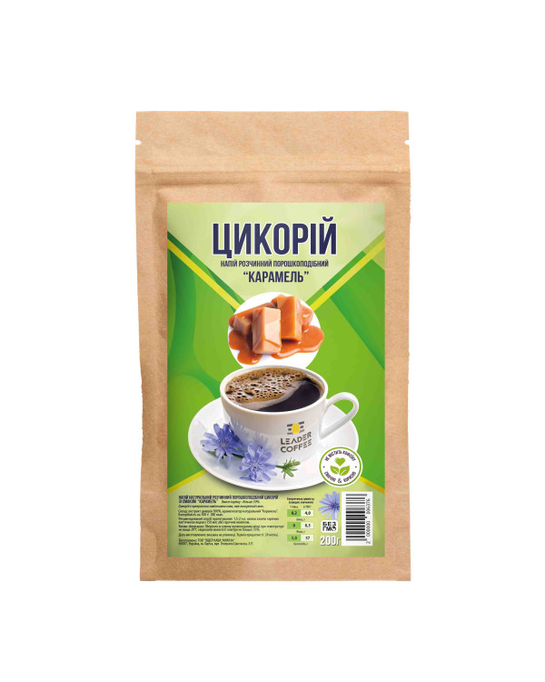 Цикорій розчинний TM Leadercoffee Карамель, 200г