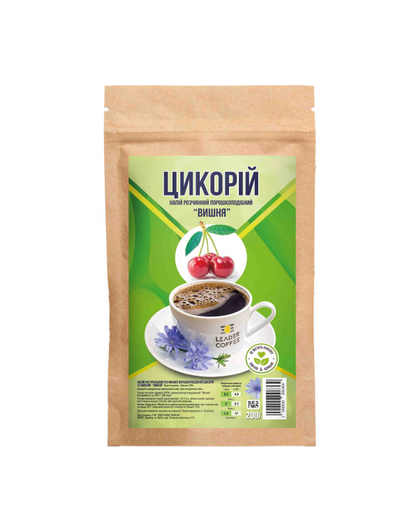 Цикорій розчинний TM Leadercoffee Вишня, 200г