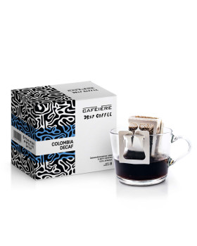 Дрип кофе CAFEIERE Colombia DECAF, 8шт-foto2