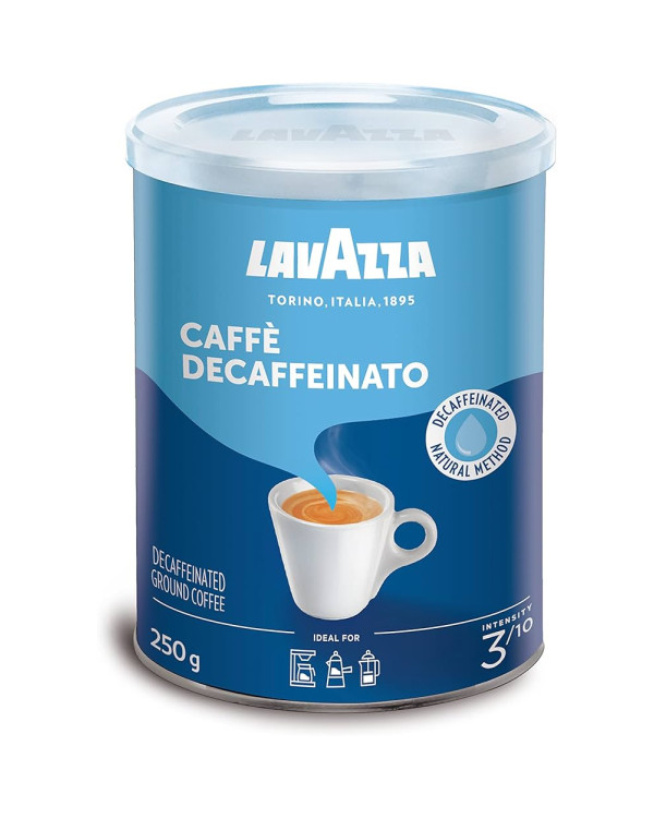 Кава мелена Lavazza Ж/Б DEK Classico без кофеїну 250г