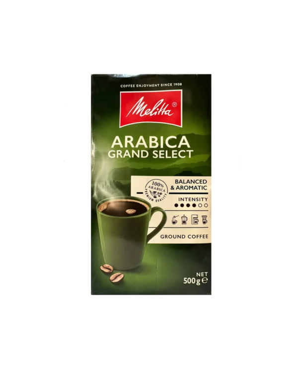 Кофе молотый Melitta Grand Select Arabica, 500г Кофе молотый Melitta Grand Select Arabica, 500г