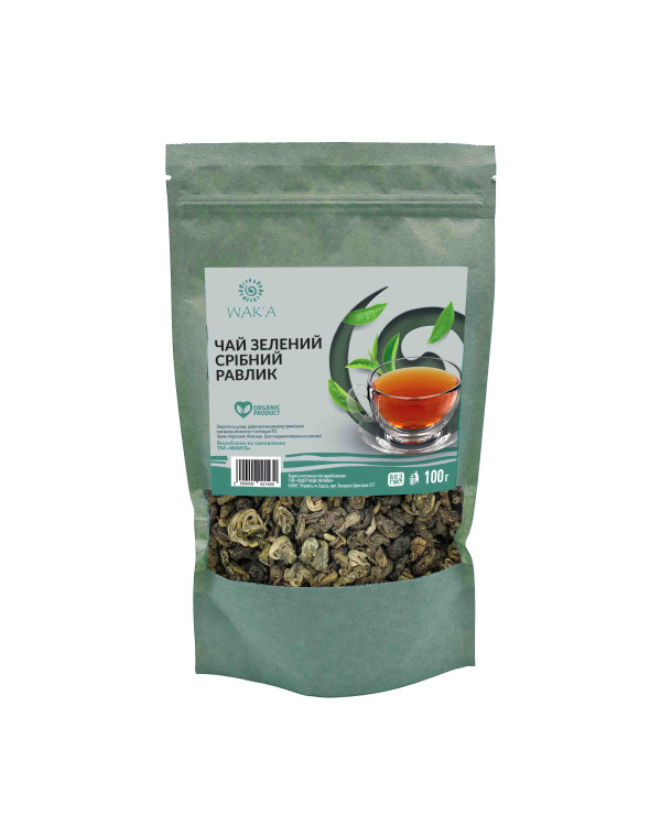 Чай зеленый Серебряная улитка, 100г