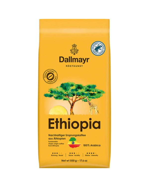 Кава в зернах Dallmayr Dallmayr Ethiopia, 500г Кава в зернах Dallmayr Dallmayr Ethiopia, 500г