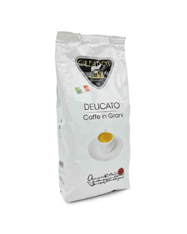 Кофе в зернах GALEADOR DELICATO: 1 кг деликатного вкуса