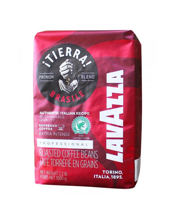 Кофе в зёрнах Lavazza Tierra Brasile extra intense 1кг