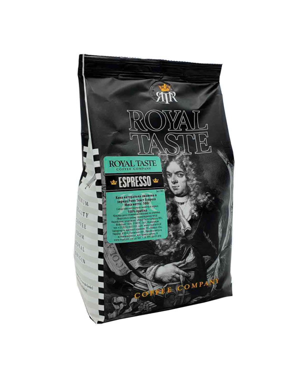 Кофе в зернах Royal Taste ESPRESSO, 100/0, 0.5кг