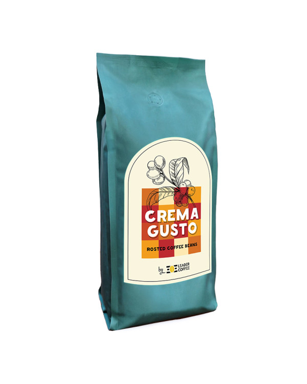 Кава в зернах TM Leadercoffee Купаж №3 "Crema Gusto", 1кг Кава в зернах TM Leadercoffee Купаж №3 "Crema Gusto", 1кг