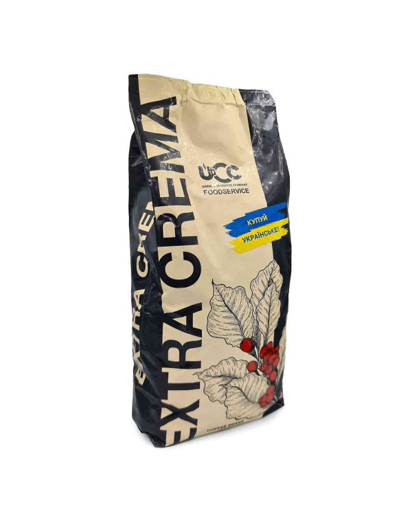 Кофе в зернах UCC EXTRA CREMA (1 кг): яркий аромат, длительное послевкусие