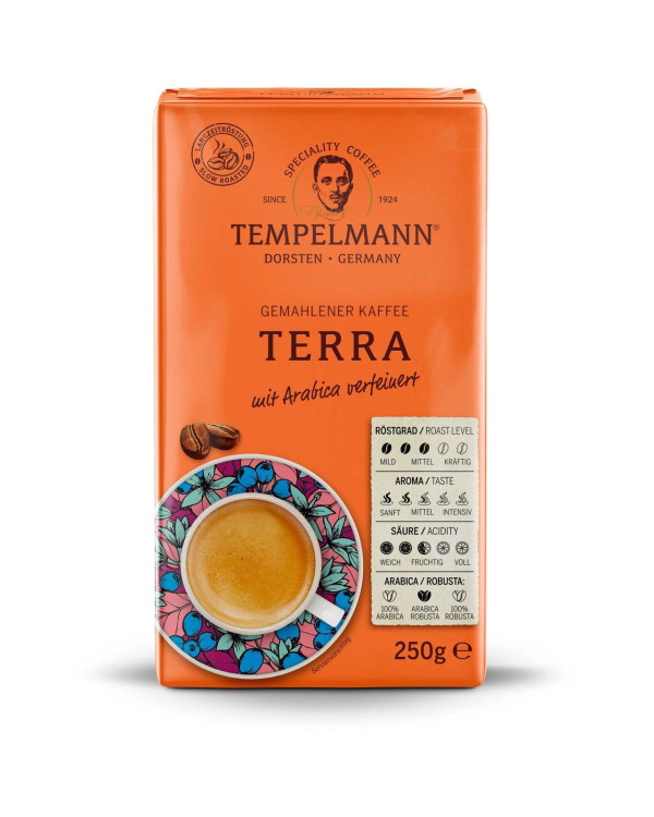 Молотый кофе Tempelmann TERRA 250 г