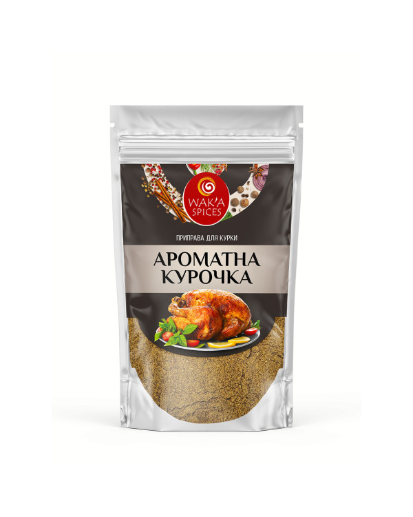 Приправа для курки "Ароматна курочка" ТМ WAK'A, 60г