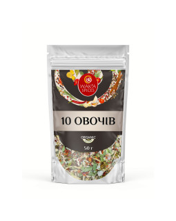 Суміш 10 овочів ТМ WAK'A, 50г
