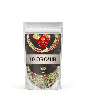 Суміш 10 овочів ТМ WAK'A, 50г