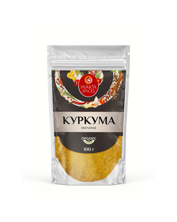 Куркума мелена 2,5% TM WAK`A, 100г