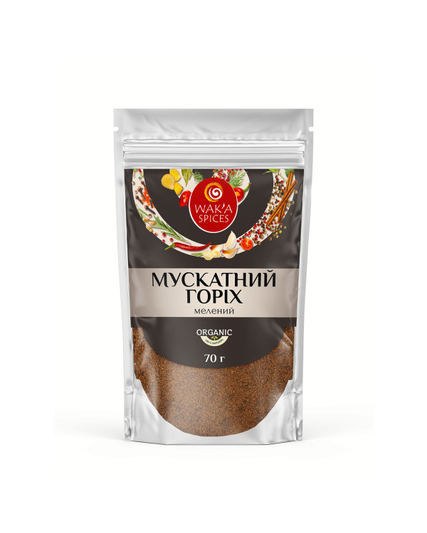 Мускатний горіх мелений TM WAK`A, 70г