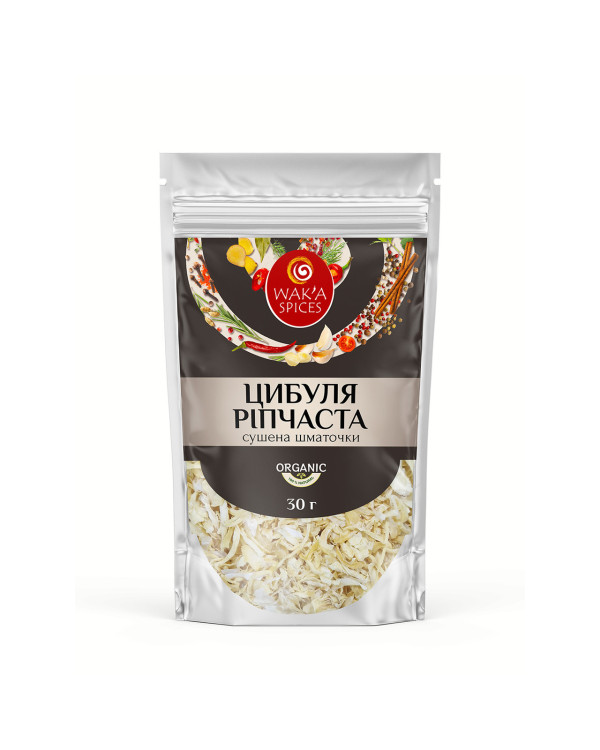 Цибуля РІПЧАСТА сушена шматочками TM WAK`A, 30г